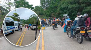 Lee más sobre el artículo Comunidades bloquean vía hacia la frontera para exigir reanudación de obra vial – Orito, Putumayo