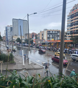 Lee más sobre el artículo Marcha en Bogotá genera afectaciones parciales sobre La Carrera Séptima