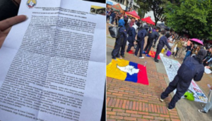 Lee más sobre el artículo Encapuchados realizan actividad propagandística alusiva a disidencias en la Universidad Nacional